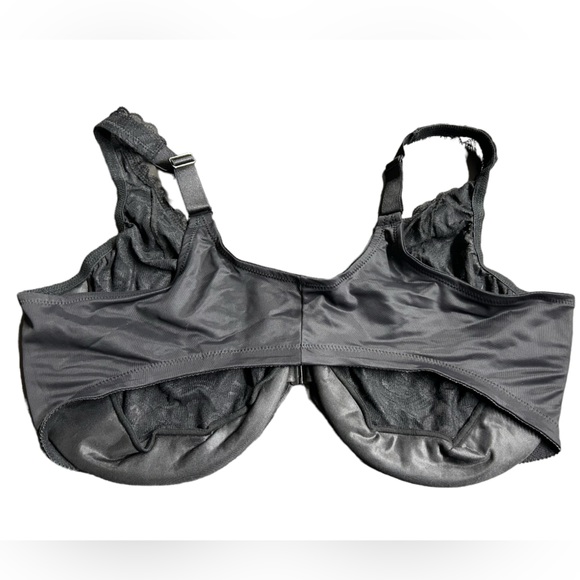 GLAMORISE black plus size full figure 48DD underwire bra w front clasp closure - Picture 4 of 4